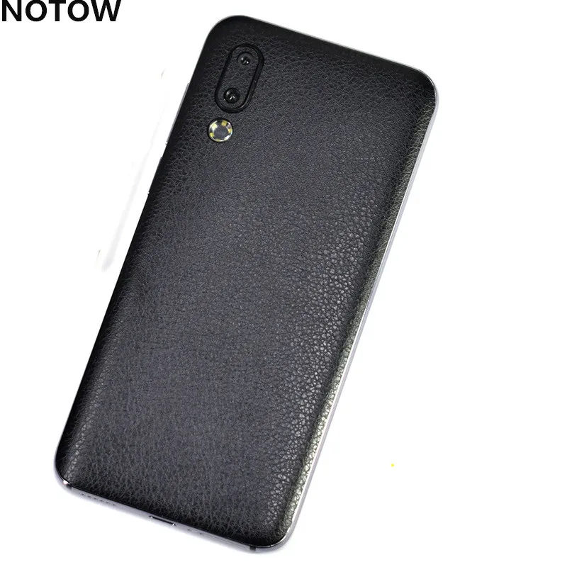 Модная кожаная ПВХ наклейка NOTOW защитная пленка на заднюю панель мобильного