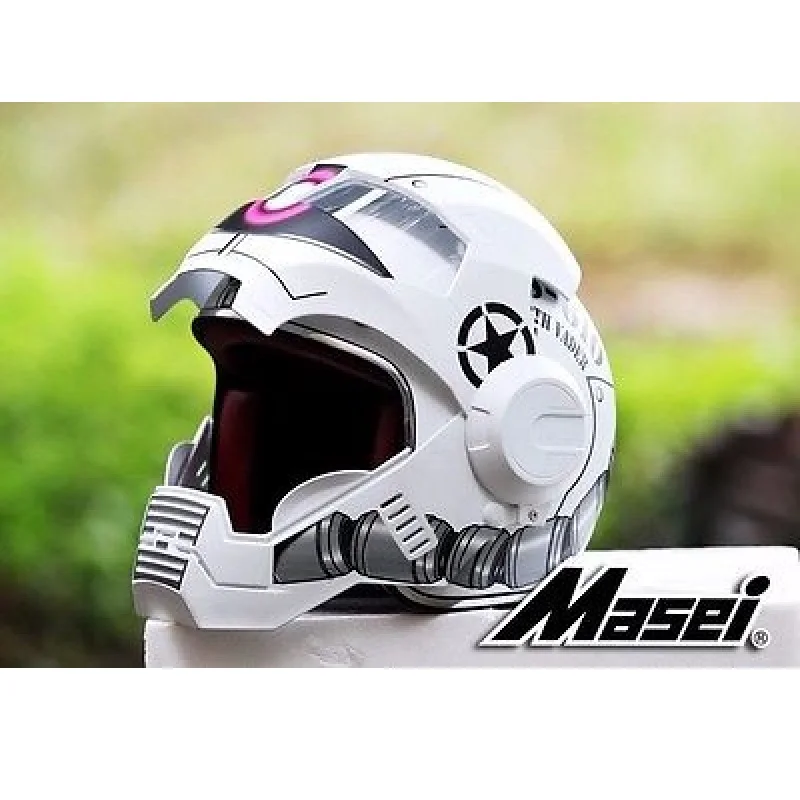 MASEI610 Ironman мотоциклетный шлем Мотокросс половины личности открытым лицом