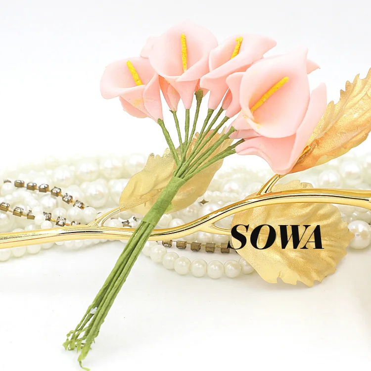 Новая распродажа 2 5 см голова розового цвета ручной работы из пенополиэтилена