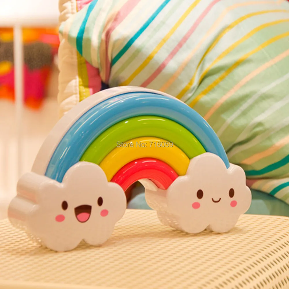 ПРИВЕЛО Радуги Стикер Стены Night Light Sound/Голосового Управления Baby Ночники + | Лампы и