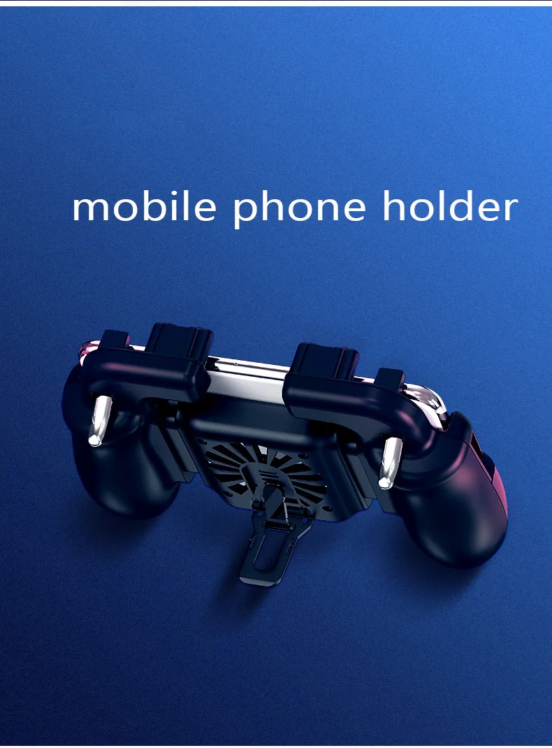 Мобильная игровая ручка интегрированный игровой триггер L1R1 Shooter Fire Button trigger тепловыделение телефона держатель для ножей Out/PUBG