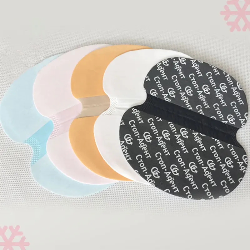 Белые и черные одноразовые прокладки для подмышек 10 шт. впитывающие