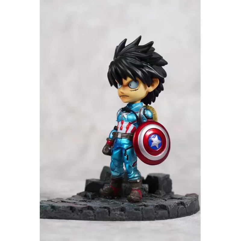 13 cm Captain America Luffy PVC Action Figure T30 | Игрушки и хобби