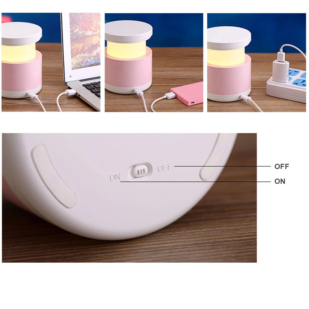 Телескопическая Настольная лампа креативное окружающее освещение 1200 мАч 18650