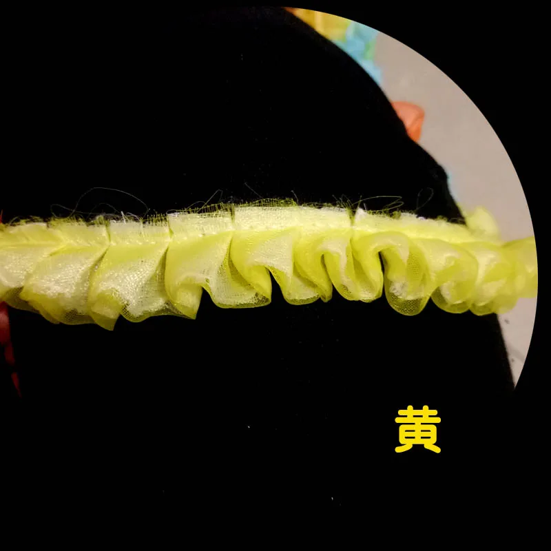 see chart 1 м плиссированный Тюль кружевная ткань 2 см отделка гипюр последняя кружевная лента DIY Швейные аксессуары для рукоделия принадлежности encajes para costura RT25 - Цвет: see chart
