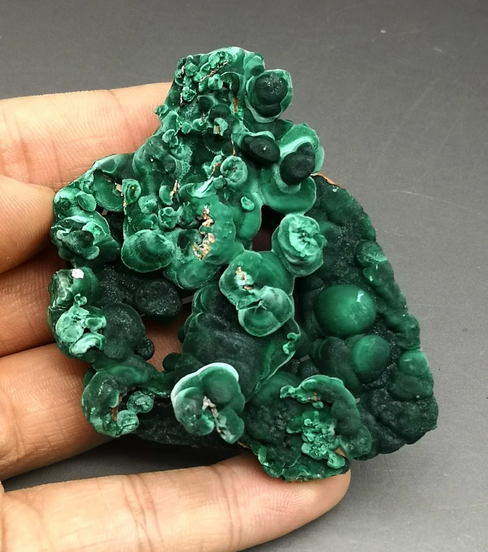 65 г натуральный редкий Малахитовый образец минерала зеленый камень кристалл