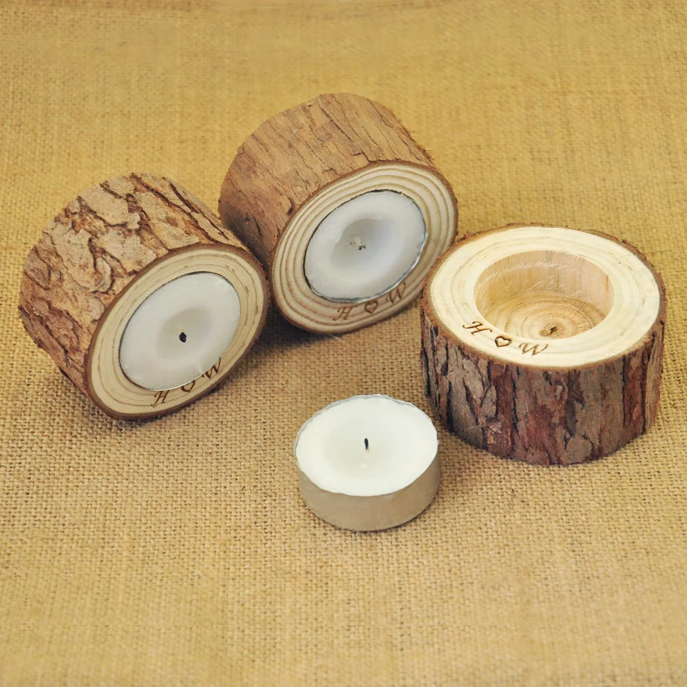 Деревянные Подсвечники для украшения дома|holder wedding|holder candleholder wood |