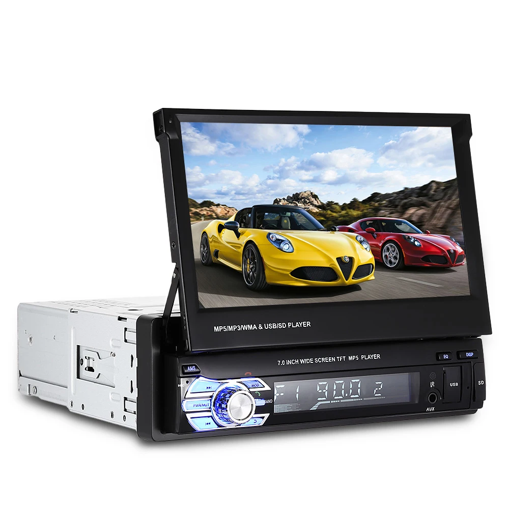 автомагнитолы автомагнитола 1 din 7 дюймов ЖК дисплей Сенсорный экран Din Bluetooth USB