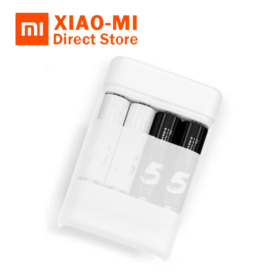 Новое зарядное устройство Xiaomi ZMI Ni MH ZI5/ZI7 AA/AAA с 4 слотами портативное