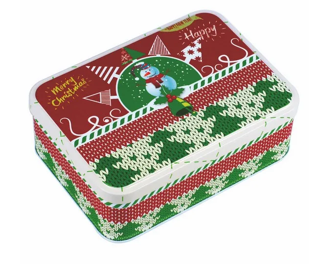 New Arrival 186X133X63mm Christmas style candy jewelry storage metal box conatiner case gift | Дом и сад