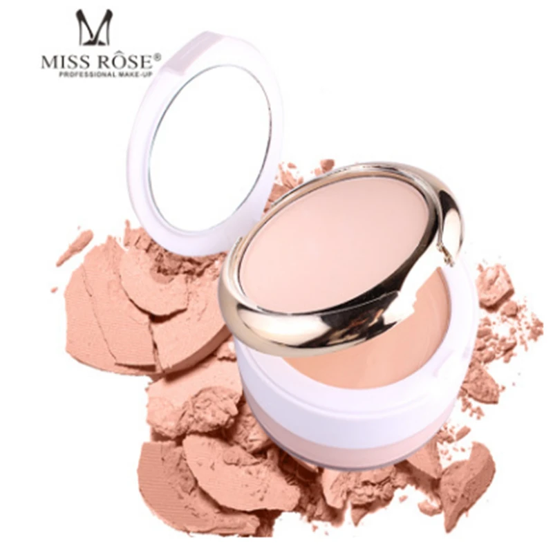 

Miss RoseNEW Natural Makeup Face Powder Foundations Matte Contour Palette Enlighten Oil Control Finish Mineral Powder