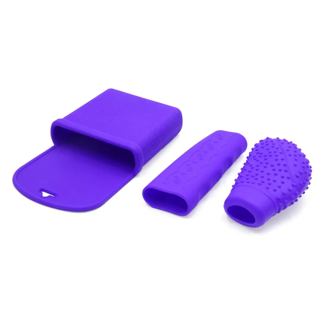 uxcell 3 in 1 Purple Silicone Gear Shift Knob Hand Brake Cover Storage Box for Car | Автомобили и мотоциклы