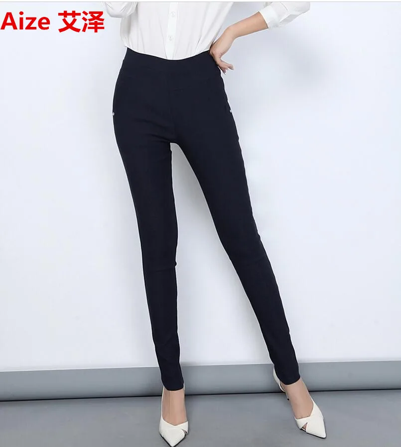 2018 Демисезонный Для женщин Мотобрюки Новая мода тонкий плюс Размеры пикантные