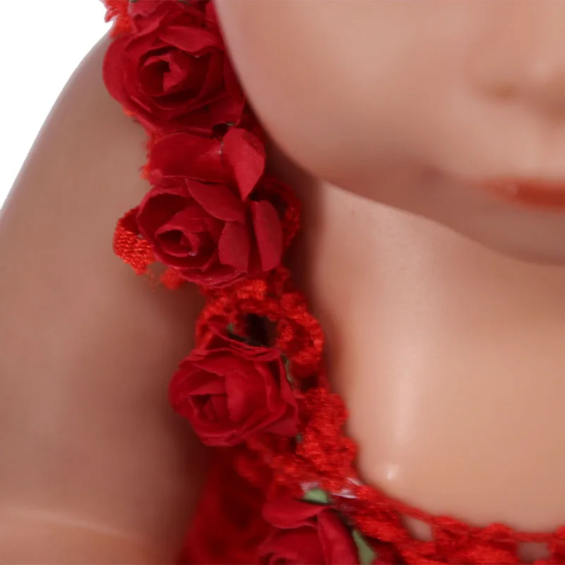 LUCKDOLL5 цвет свадебное платье подходит 18 дюймов Американский 43 см Кукла одежда аксессуары, игрушки для девочек, поколение, подарок на день рождения