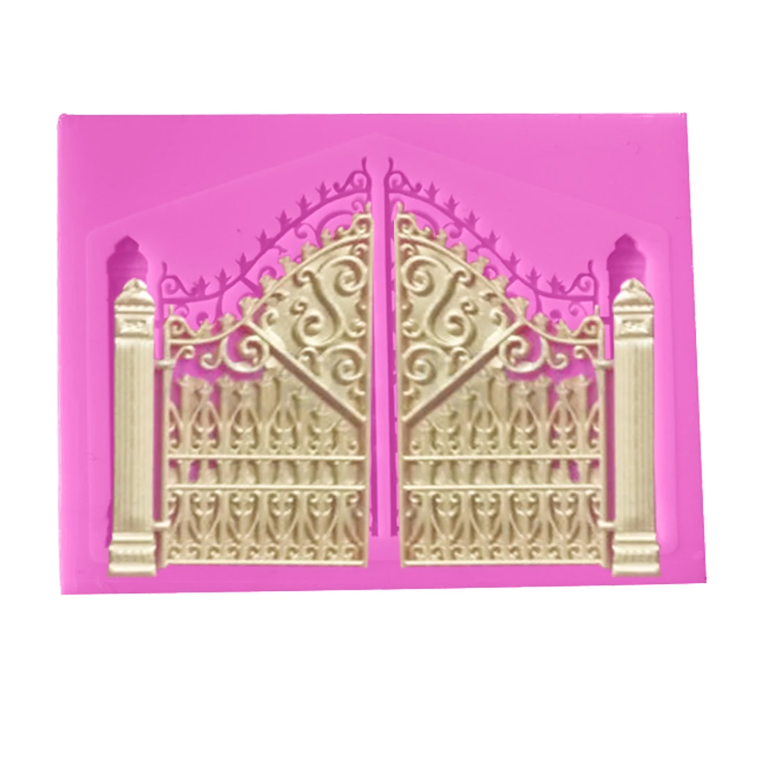 Классические садовые ворота передняя дверь помадные формы для торта шоколадная