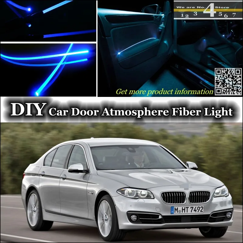 Для BMW 5 M5 E28 E34 E39 E60 E61 внутренний окружающий свет атмосферное волоконно-оптическое