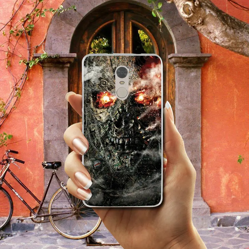 The Terminator Slim Silicone Soft TPU Phone Cases for Xiaomi Redmi Mi Note 2 3S 4X 4A 6 5 5S 5A 8 A1 Pro Plus Max Shell | Мобильные