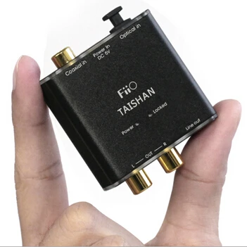 Fiio тайшань D03K цифровой аудио аналоговый конвертер-бесплатной коаксиальный / оптический и R / L аудио конвертер небольшой и изысканный внешний вид