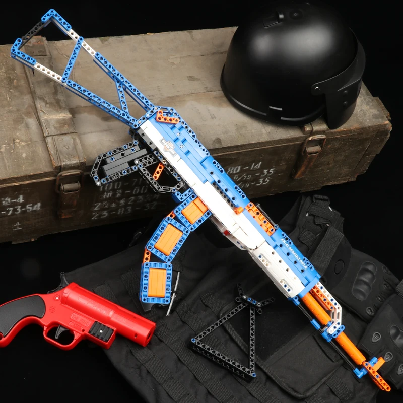 Игрушечный пистолет сделай сам для спорта на открытом воздухе блоки сборки