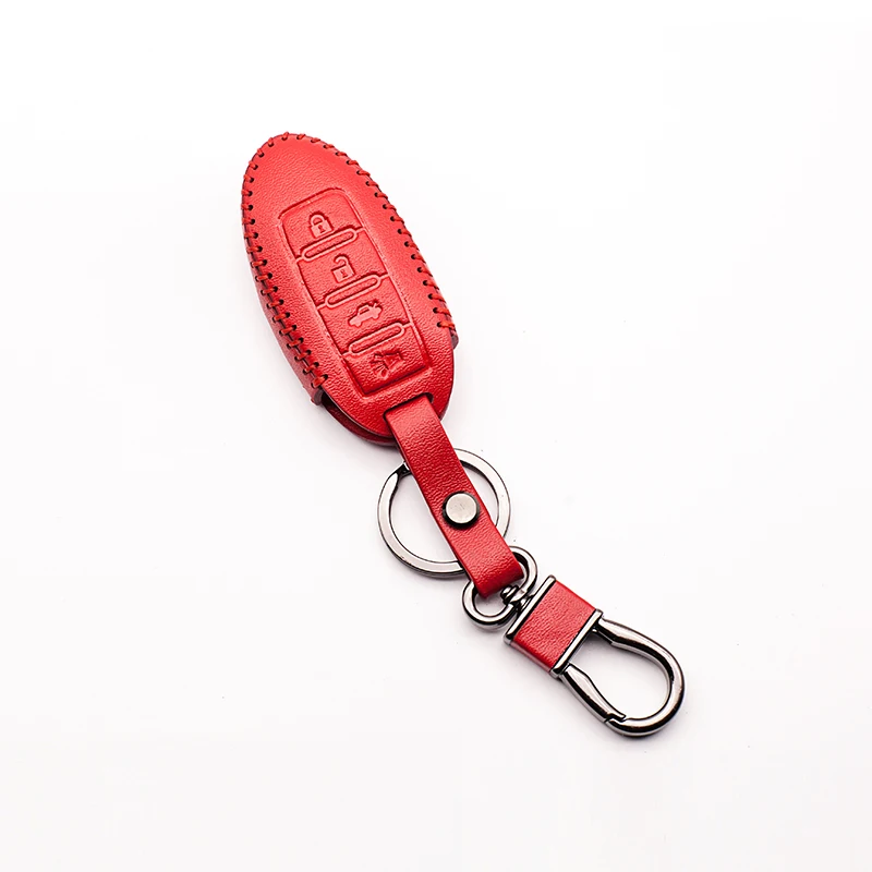 

The latest design of high-quality leather key cover protection box For Nissan Tidda Livida X-Trail T31 T32 Qashqai Car style