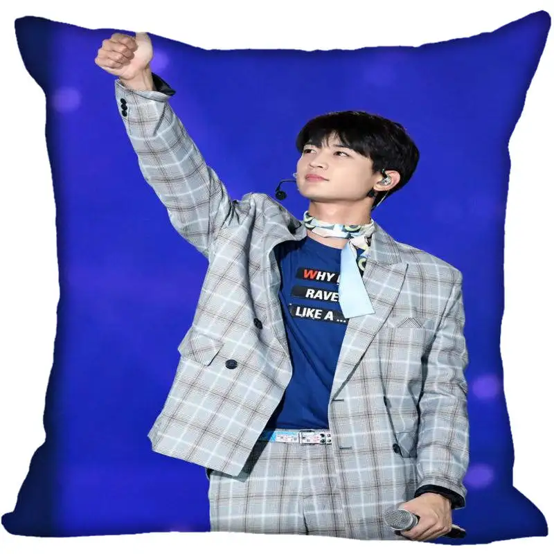 Новинка наволочки KPOP Choi Minho с принтом квадратная шелковая наволочка домашние