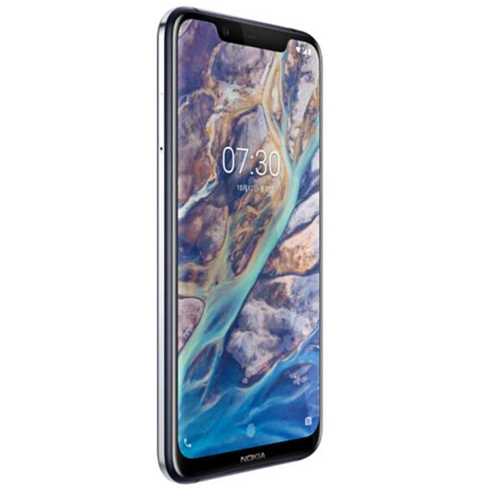 Nokia X7 4G мобильный телефон 6 18 дюймов Android 8 1 Oreo Snapdragon 710 Восьмиядерный 2 ГГц ГБ ОЗУ 128