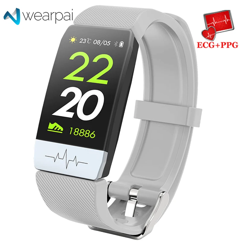 Wearpai Q1S Смарт часы ECG + PPG Водонепроницаемый Bluetooth фитнес напоминание о звонке