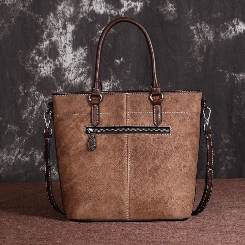 PNDME designer retro handmade genuine leather ladies handbag casual simple daily cowhide women's party shoulder messenger bags