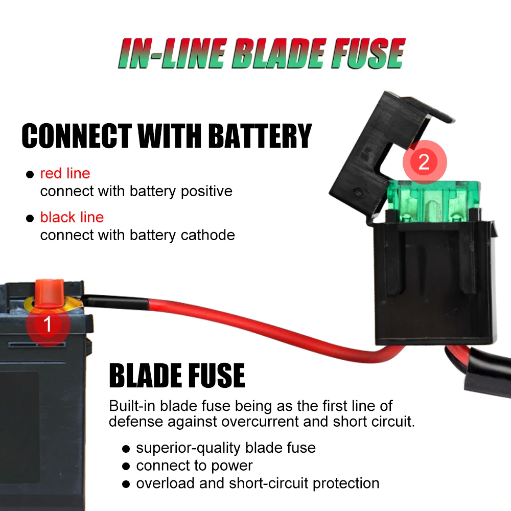 Комплект жгутов проводов со светодиодной подсветкой 3 м водостойкие