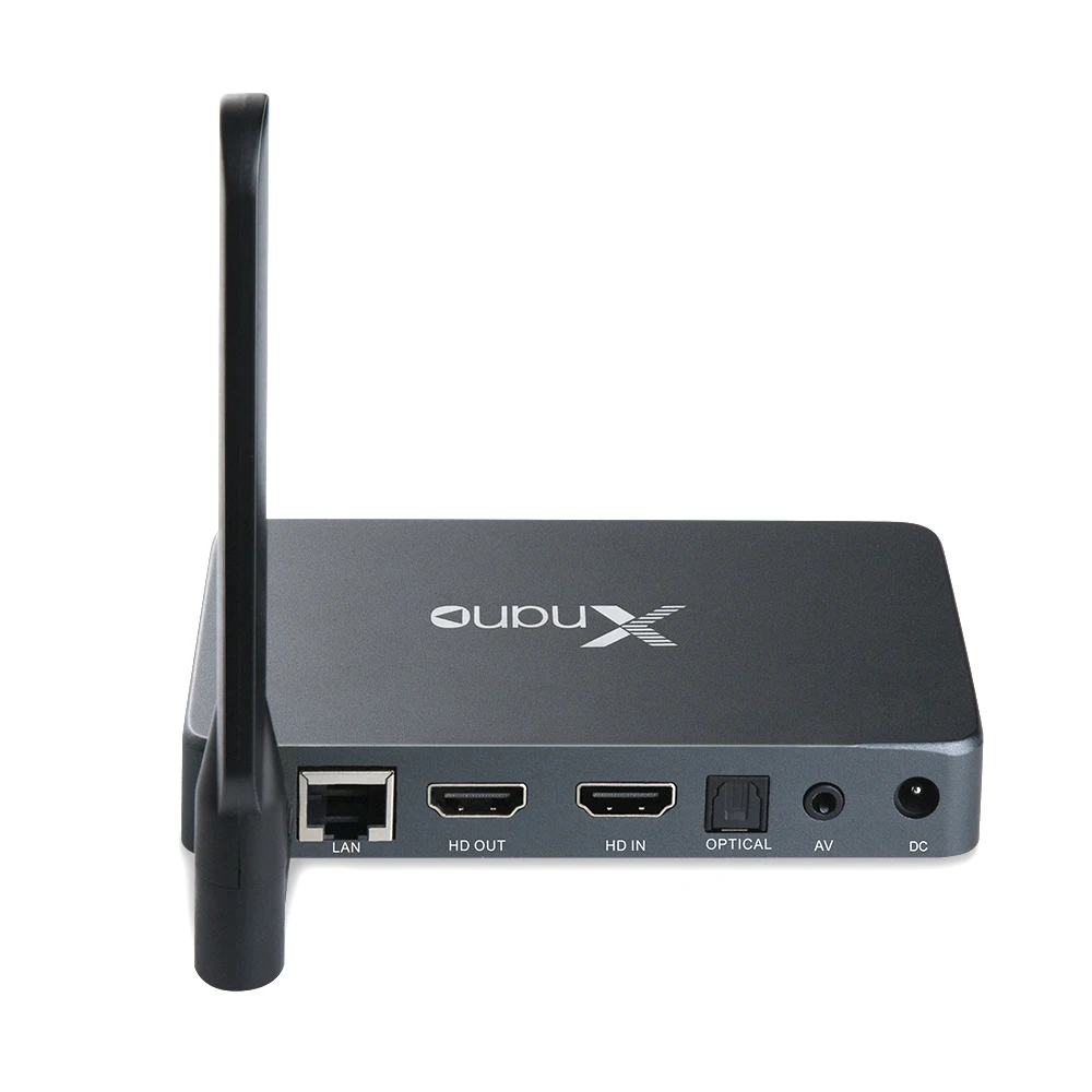 ТВ-приставка Realtek RTD1295 X5 Xnano Android 6.0 OpenWRT(NAS) 2 ГБ/16 ГБ AC Поддержка PVR USB3.0 HDMI2.0 HDR BT 4 0