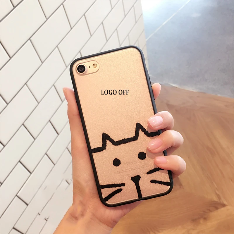 Simple Cartoon Cute Panda Phone Case for iPhone 7 7plus Cat Rabbit Type Transparent Frosted Shell 6 6s 6plus 6splus |