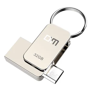 Флеш-накопитель OTG USB 2,0 PD020 8 ГБ 16 ГБ 32 ГБ с двойным разъемом для смартфонов и компьютеров OTG 100% водонепроницаемый металлический корпус