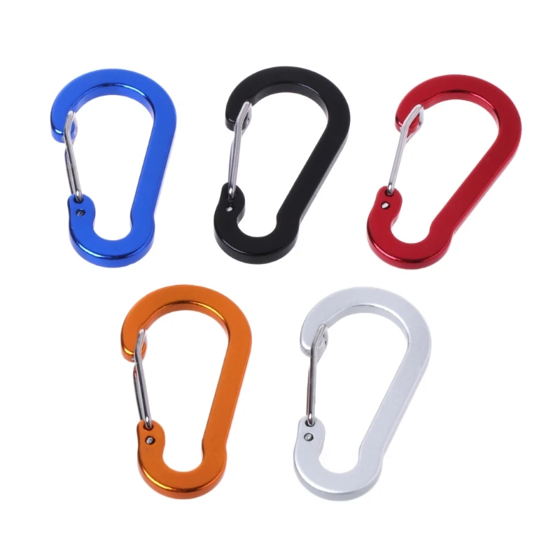 

5pcs/lot Gourd Spring Buckle Outdoor Camping Carabiner Keychain Backpack Buckle Clip Color Random delivery