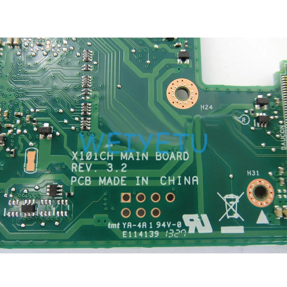 

X101CH Motherboard REV 3.2 1GB For ASUS X101CH Laptop motherboard X101CH Mainboard X101CH Motherboard test 100% OK