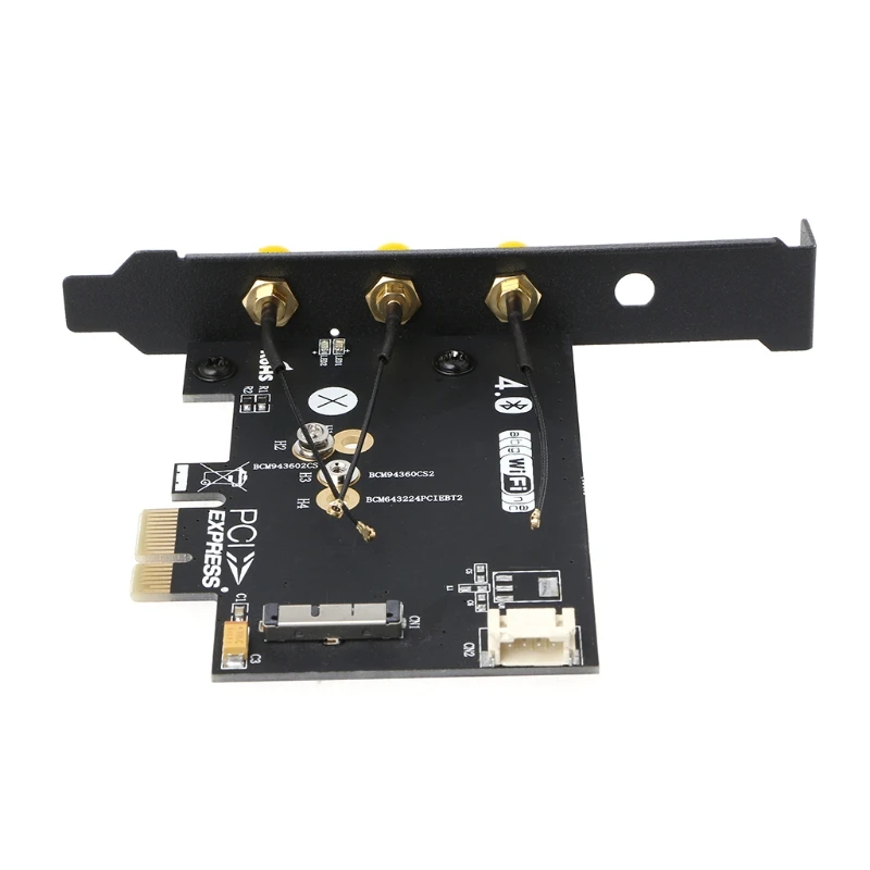 WiFi+ Bluetooth 4,0 Беспроводная карта для Mini PCI-E 1X адаптер для ПК/Hackintosh адаптер карта адаптер модуль