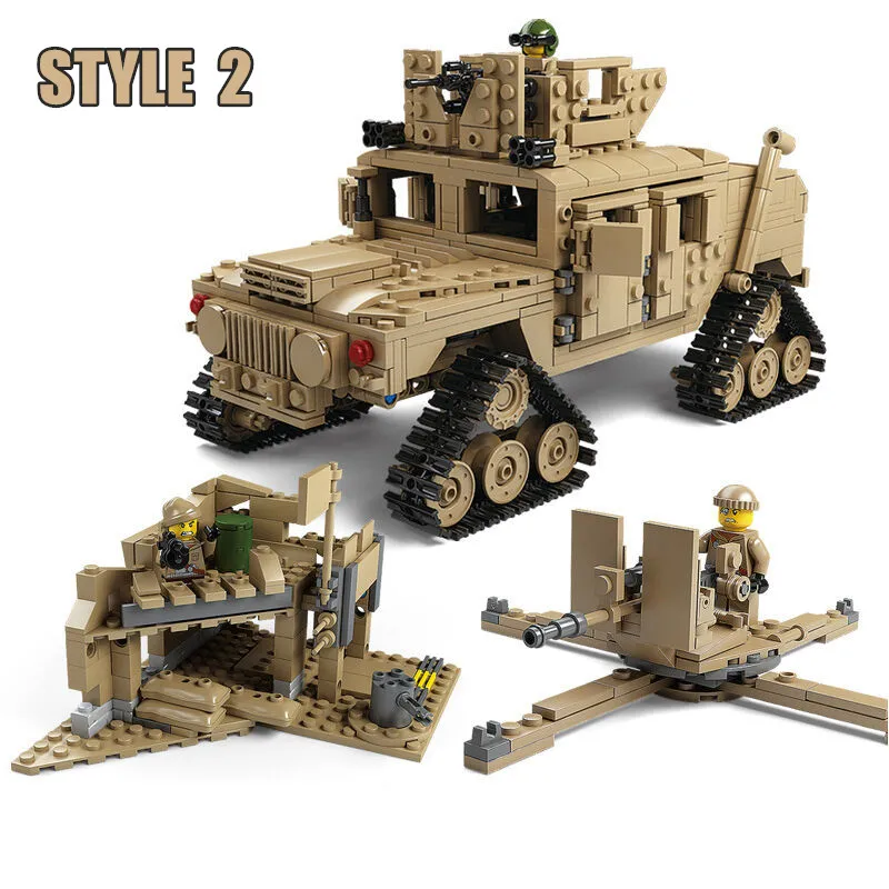 Kazi Military M1A2 коллекция танков серии Транс игрушки 1:28 ABRAMS MBT HUMMER Модели Строительные