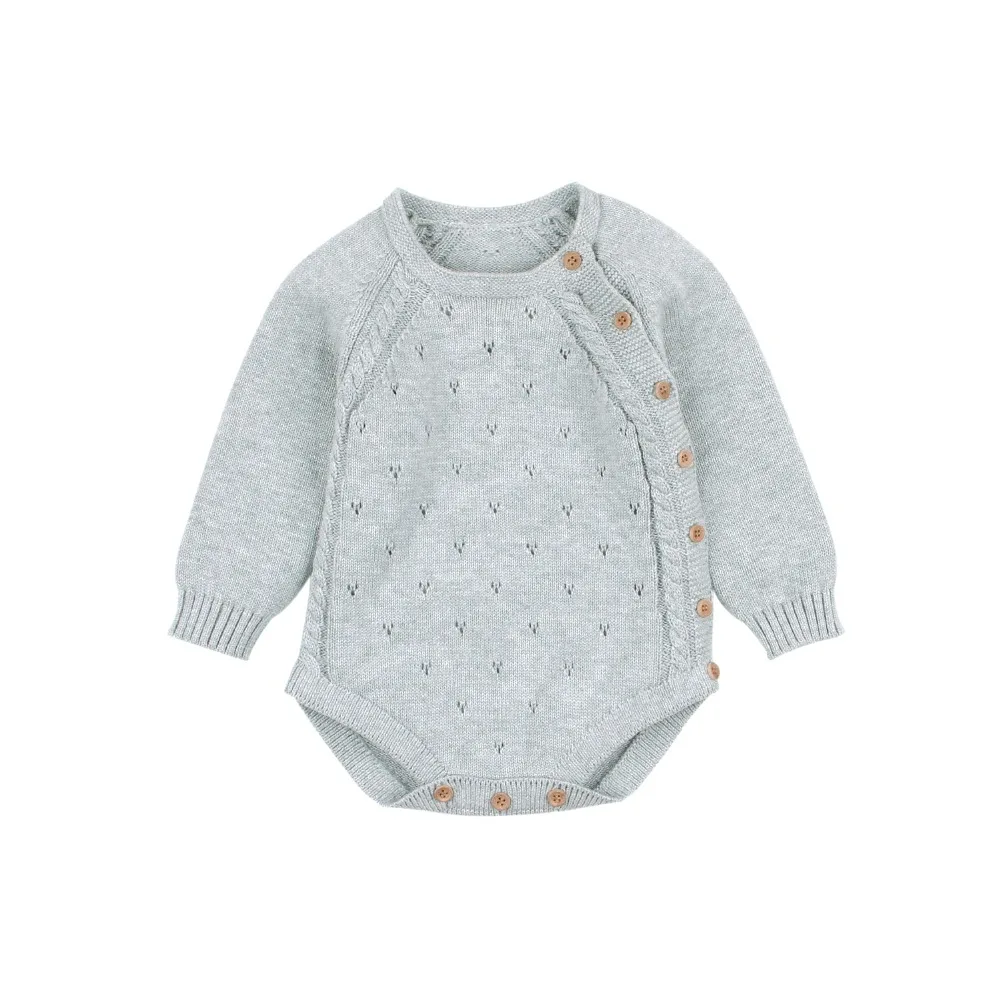 

Baby Rompers Newborn Knitted Baby Clothes Ruffle Baby Girl Romper Cotton Woolen Princess Infant Baby Jumpsuit For Girls Clothes