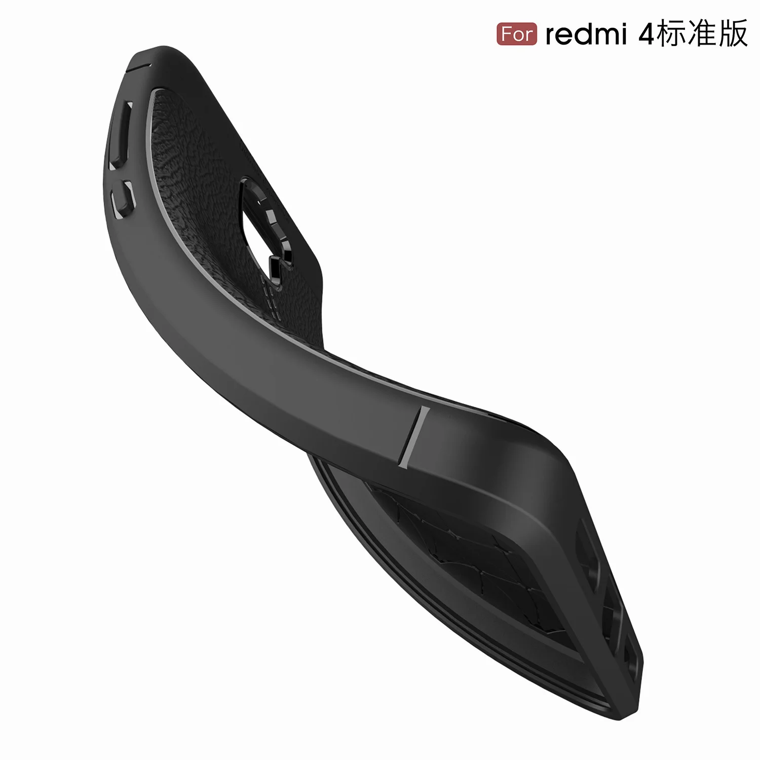 Силиконовый чехол для Xiaomi Redmi 4 Redmi4 2/16 стандартный выпуск из ТПУ телефона красный
