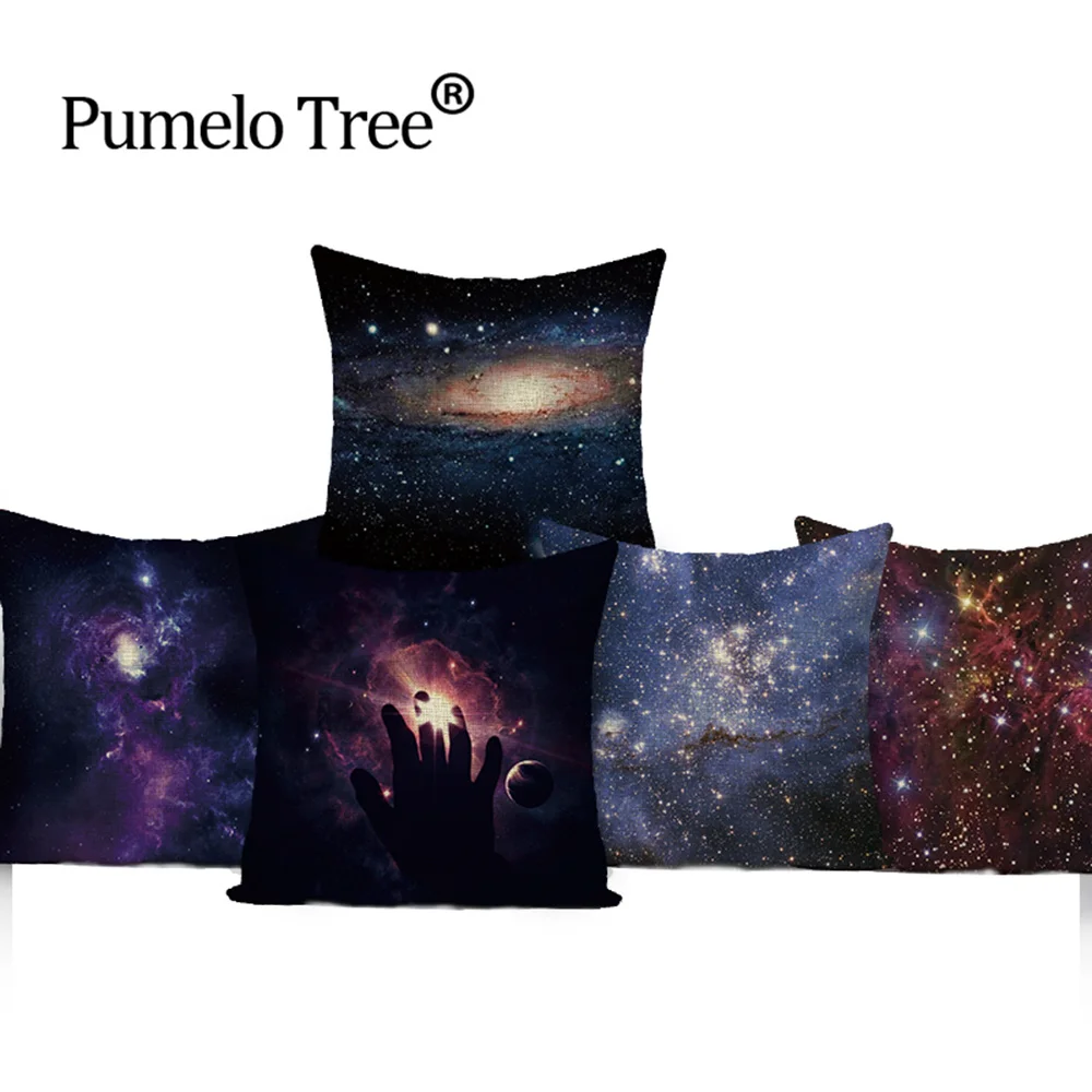 

Fantasy Black Hole Cushion Covers Science Starry Sky Space cover Cushions Universe Pillow Case Car Sofa Throw Pillows Cases