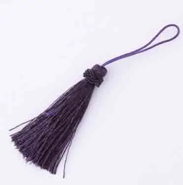 2 шт./лот 5 см китайский узел Ленточки 19 Цвета ручной работы Long Silk TASSEL Подвески для