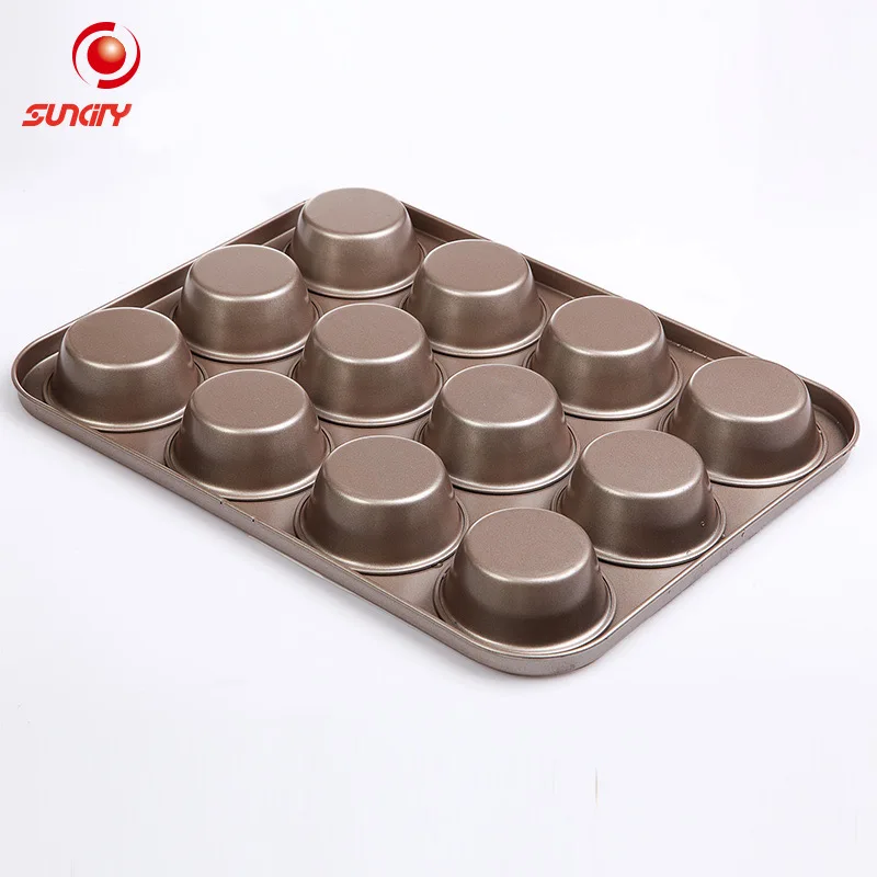 Антипригарная металлическая Форма для пудинга 12 отверстий форма кексов