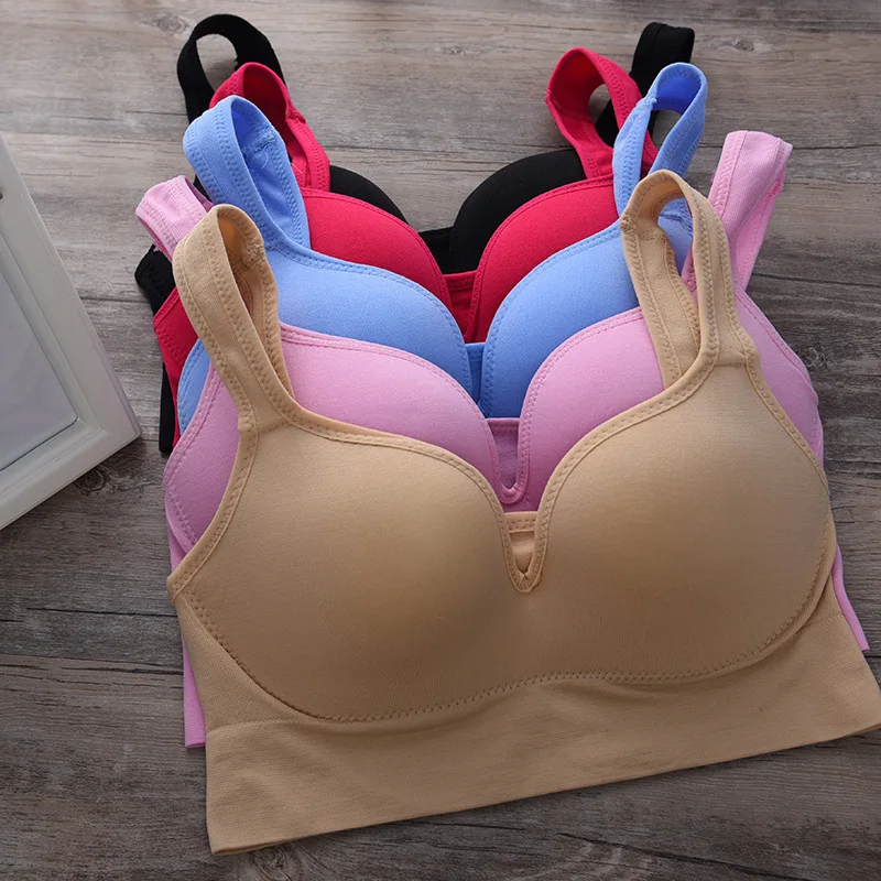 Бесшовное нижнее белье без косточек с эффектом пуш ап|sports bra small|sport supportbra support |