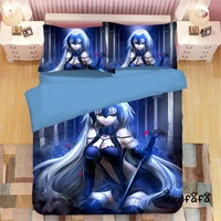 mxdfafa anime fate grand order duvet cover sets 3d bedding set manga comforter bedding set with 1 duvet cover and 2 pillowcases