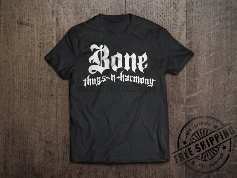 Футболка с логотипом Bone Thugs N Harmony Винтажная футболка в стиле хип-хоп рэп-группы
