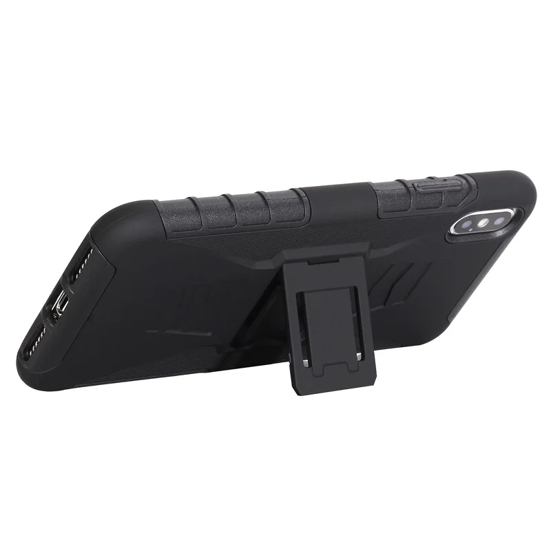 Новый чехол Armor Case Impact Holster Hard Cases Shockproof Kickstand Belt Clip Back Cover Capa для iPhone XS MAX XR.