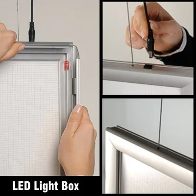 Настенные рамки для картин и Алюминиевые профильные тонкие светодиодные