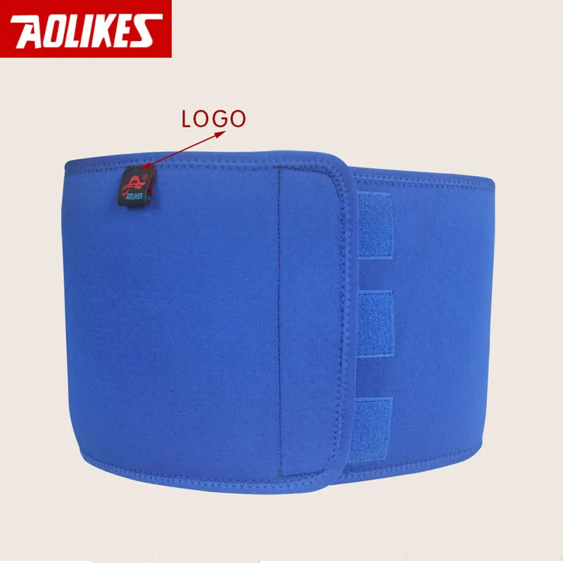 Мужской Поясничный ремень AOLIKES дышащий спортивный защитный для поддержки талии