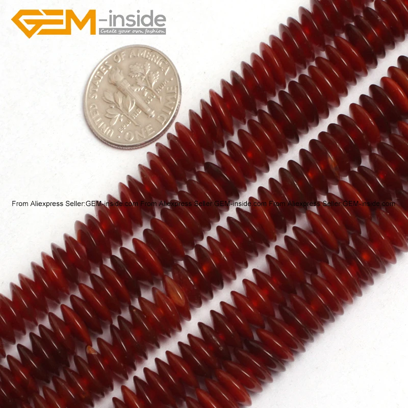 Натуральные красные Агаты Heishi разделительные бусины Rondelle дисковые каменные для
