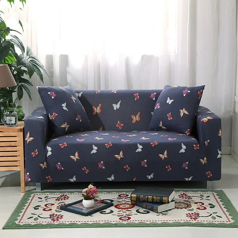 Современная мода чехлов 1/2/3/4 местный простой узор диван крышка M L XL XXL XXXL XXXXL Форма кресло универсальный чехол для дивана протектор мебели - Цвет: Color4