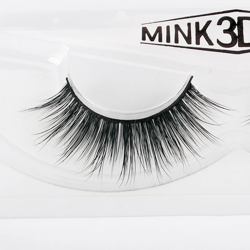 

1 пара 100% натуральная норка Толстая 3D подделка тушь для ресниц Makeuu расширение инструменты красоты Бесплатная доставка ZY3DSD31